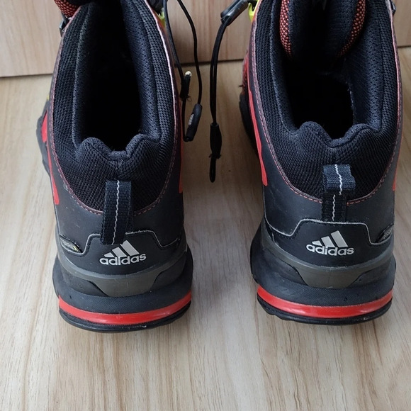adidas mens Terrex Fast X Mid Gore-tex Hiking Black/Red 7.5 US G40594 - Picture 7 of 8